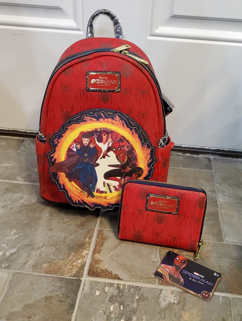 Loungefly Marvel Spider-Man & Doctor Strange Mini Backpack & Wallet No Way Home